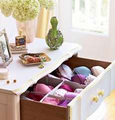 Signature Scent in lingerie drawer