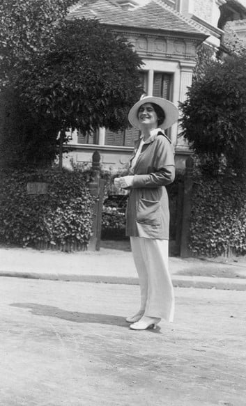 Gabrielle Chanel in Deauville in 1913 - Coco Chanel Fragrance House