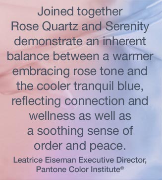 Rose Quartz Serenity Pantone Quote