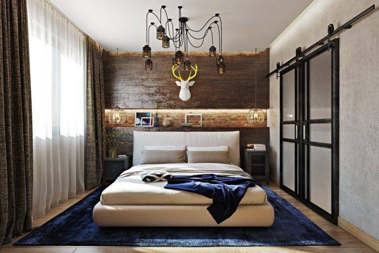 Modern Meets Industrial In This Bedroom