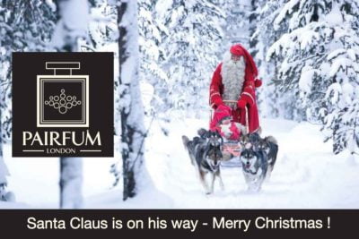 Santa Claus is coming - Merry Christmas from Pairfum