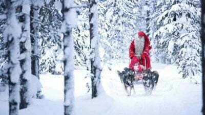 Merry Christmas Santa Claus Is Coming Sleigh