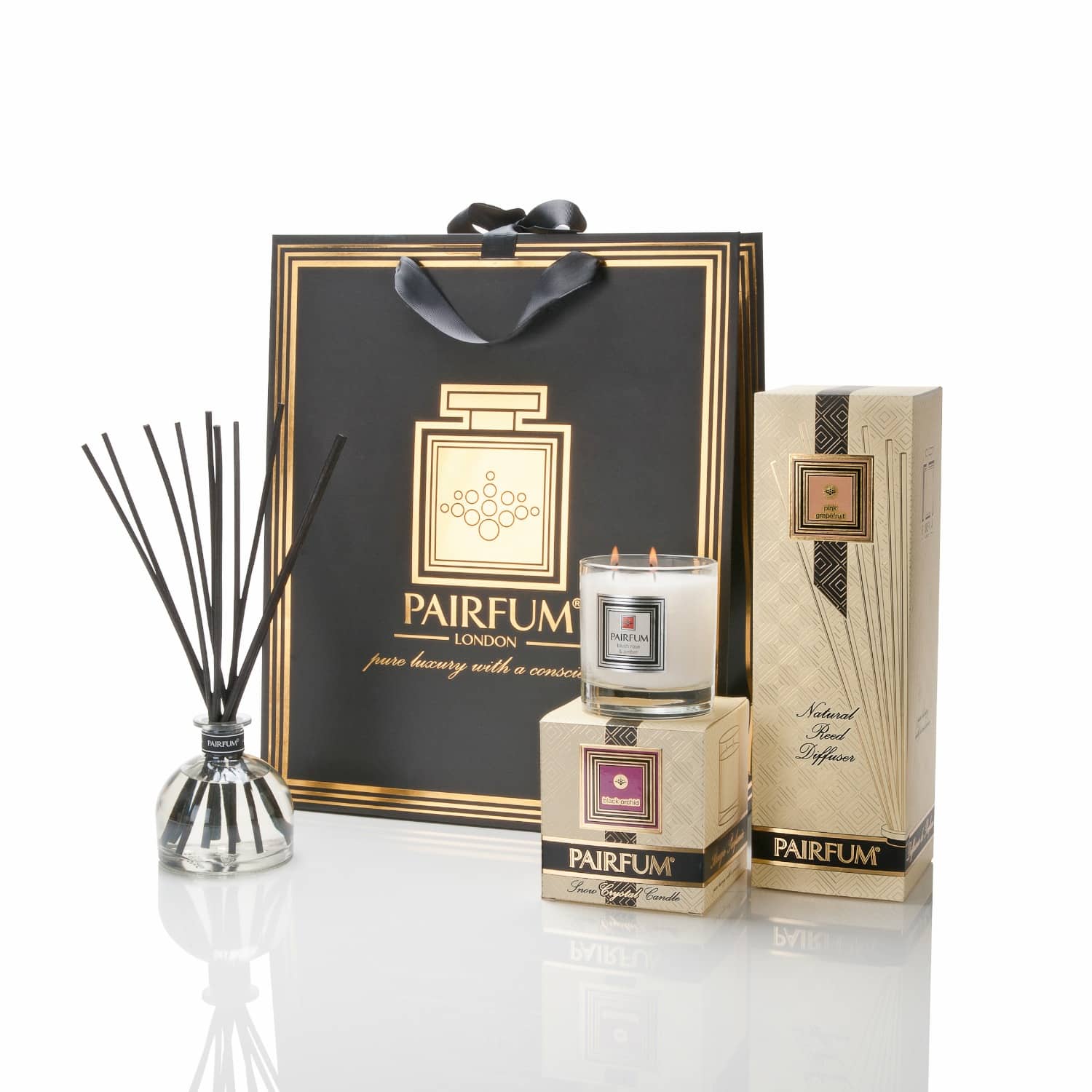 Large Luxury Gift Bag by Pairfum Home Fragrance Perfumed Candle Reed Diffuser Bell Making Niche Fragrances