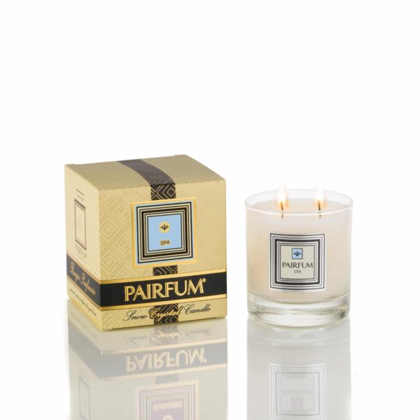 Pairfum Large Snow Crystal Candle Signature Spa