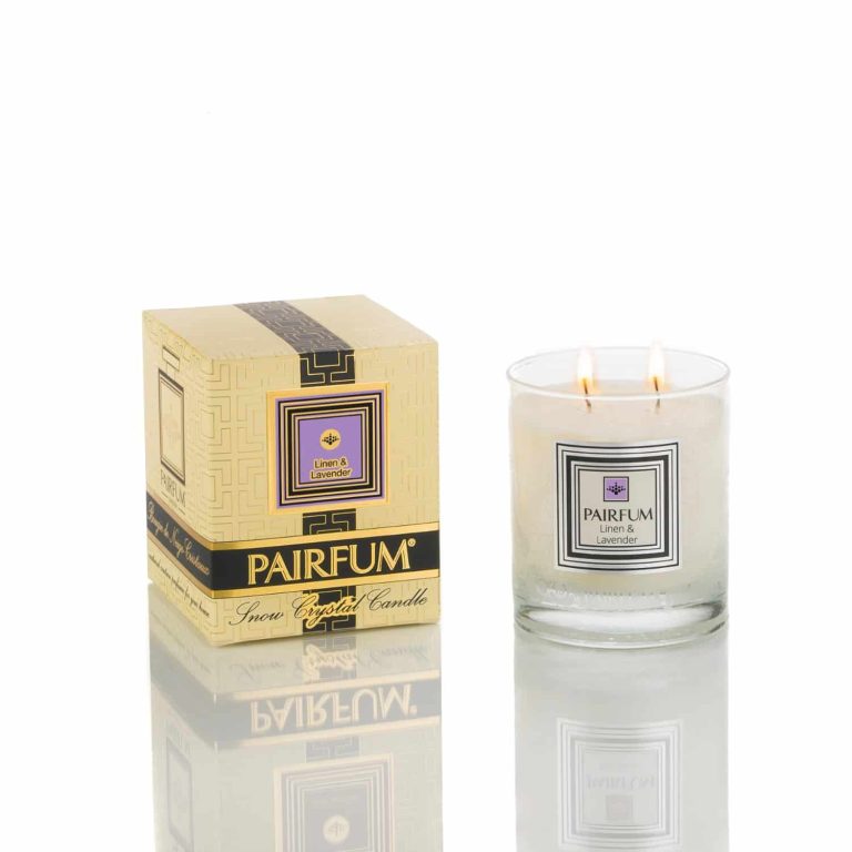 Pairfum Snow Crystal Candle Classic Signature Linen Lavender Pairfum Snow Crystal Candle Classic Signature Linen Lavender