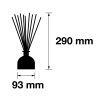 Pairfum Infographic Reed Diffuser 250 ml Size