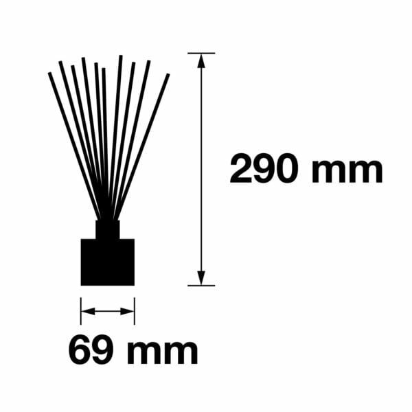Pairfum Infographic Reed Diffuser Size 100 Ml