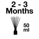 Pairfum Infographic Reed Diffuser Volume Cube 50 ml Longlasting