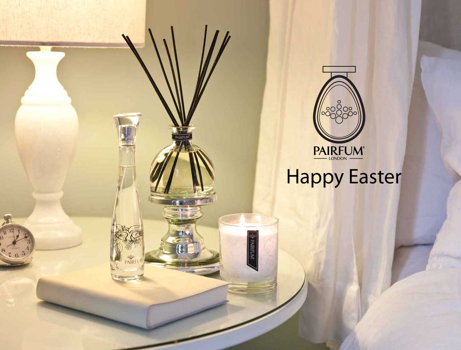 PAIRFUM Happy Easter Home Fragrance Bedroom Luxury Scented Candle Natural Reed Diffuser