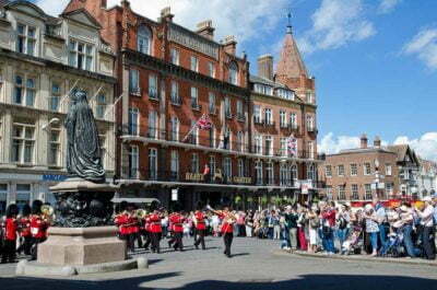 Windsor Town England Uk Royal Parade