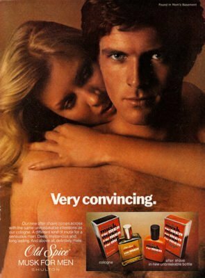 Old Spice Musk Perfume Ad Vintage