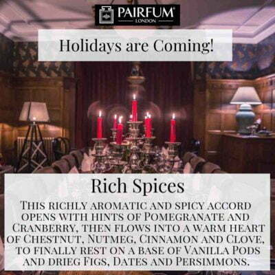 Holidays Coming Pairfum Fragrance Rich Spices Candle Light Table