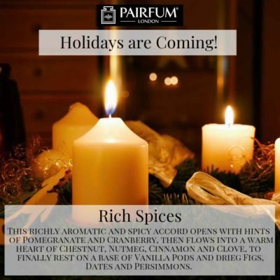 Holidays Coming Pairfum Fragrance Rich Spices Candle Table Light