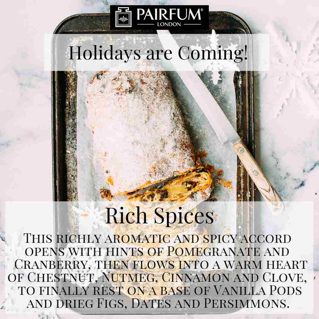 Holidays Coming Pairfum Fragrance Rich Spices Christmas Stollen