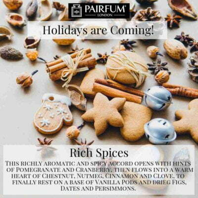 Holidays Coming Pairfum Fragrance Rich Spices Cookie Clove Cinnamon