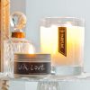Living Room Large Perfumed Soy Wax Candle Natural