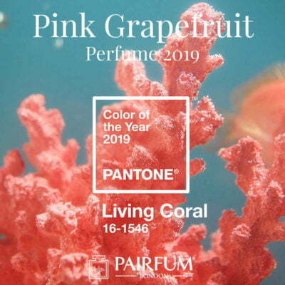 pantone color year 2019 living coral pink grapefruit perfume pairfum