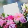 Bouquet with Note pad to write PAIRFUM Messages scaled