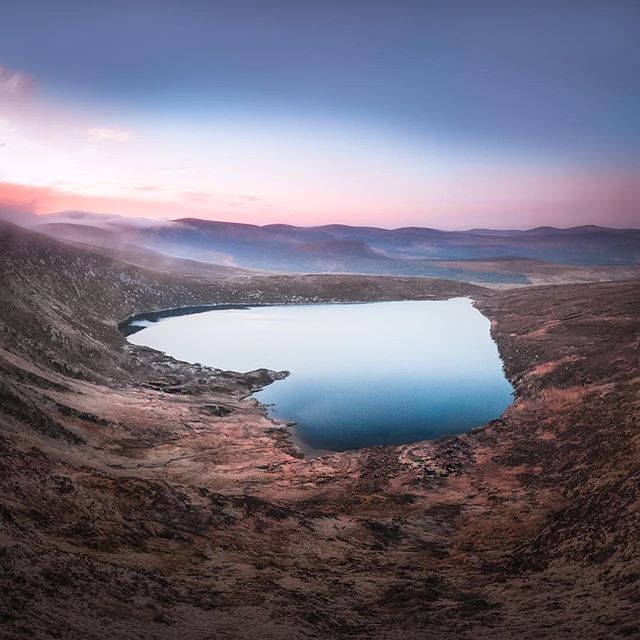 Happy Valentine's Day The Heart Shaped Lake In Co Wicklow Ireland