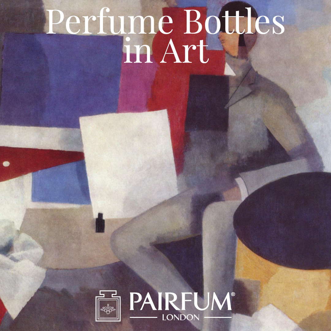 Pairfum London Roger De La Fresnaye Seated Man 1914 Perfume Bottles in Art