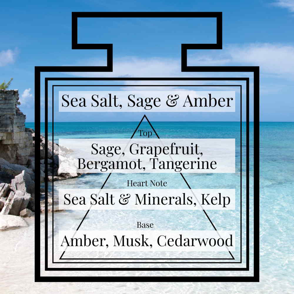 Pairfum Fragrance Sea Salt Sage Amber Wood Triangle