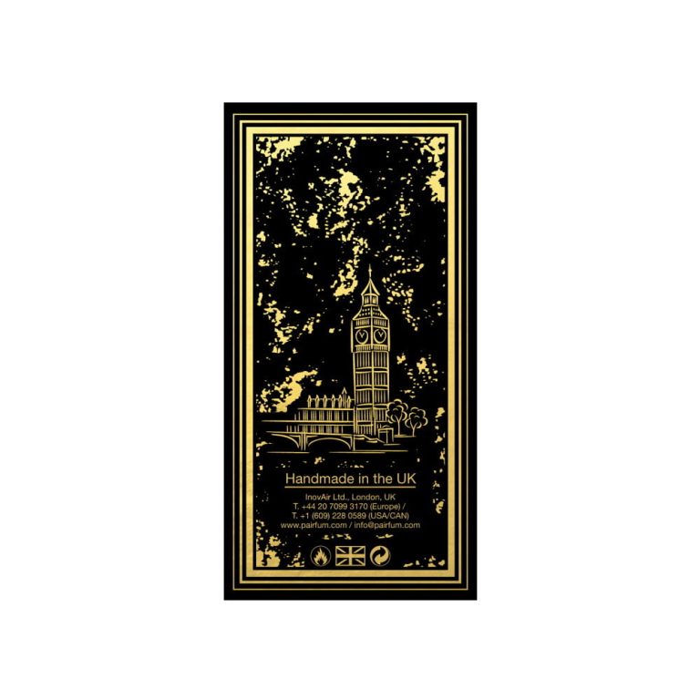 Pairfum Eau de Parfum Intense Carton Noir Back Pairfum Eau de Parfum Intense Carton Noir Back