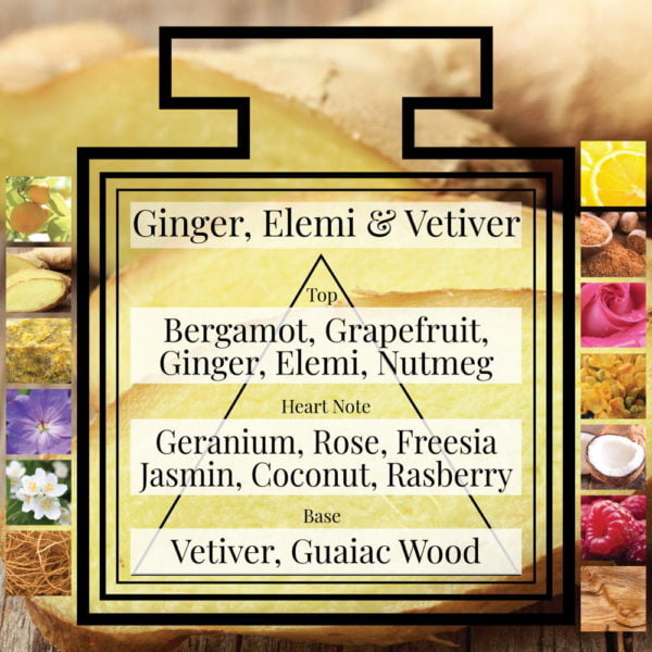 Pairfum Fragrance Ginger Elemi Vetiver Triangle Ingredients