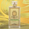 Eau De Parfum Bottle Bergamot Basil Patchouli Gold Swirl