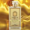 Eau De Parfum Bottle Ginger Elemi Vetiver Gold Liquid