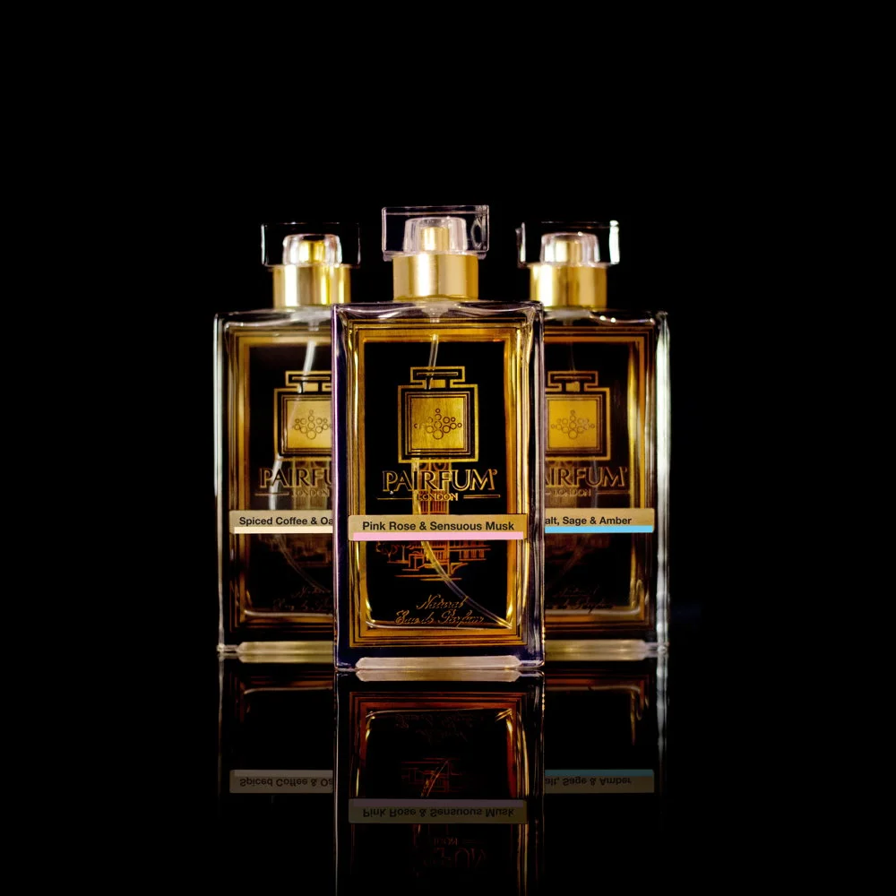Eau De Parfum Pure Three Pairfum Pink Rose Sensuous Musk