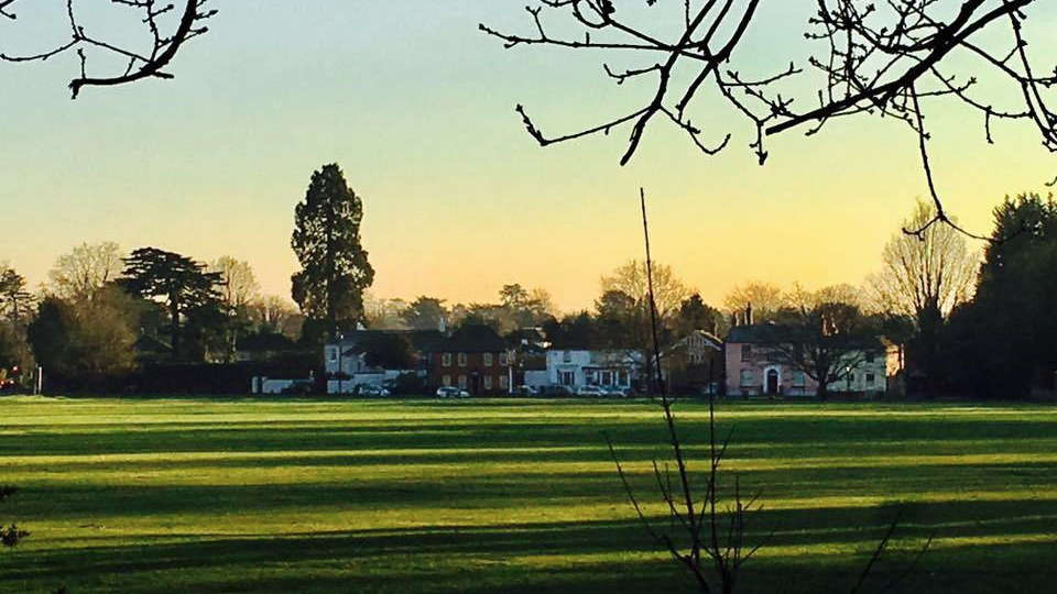 Englefield Green Great Britain Village Surrey Sunset