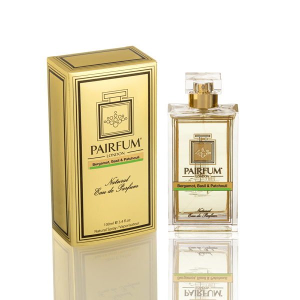 Pairfum Eau De Parfum Gold Bottle Carton Bergamot Basil Patchouli