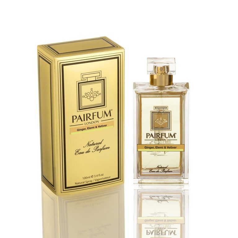 Pairfum Eau De Parfum Gold Bottle Carton Ginger Elemi Vetiver Pairfum Eau De Parfum Gold Bottle Carton Ginger Elemi Vetiver