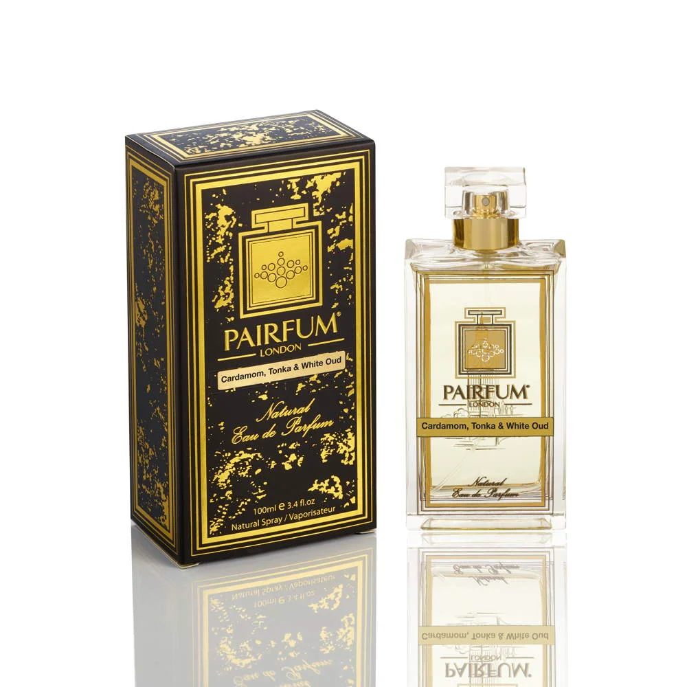 Pairfum Eau De Parfum Noir Bottle Carton Cardamom Tonka White Oud