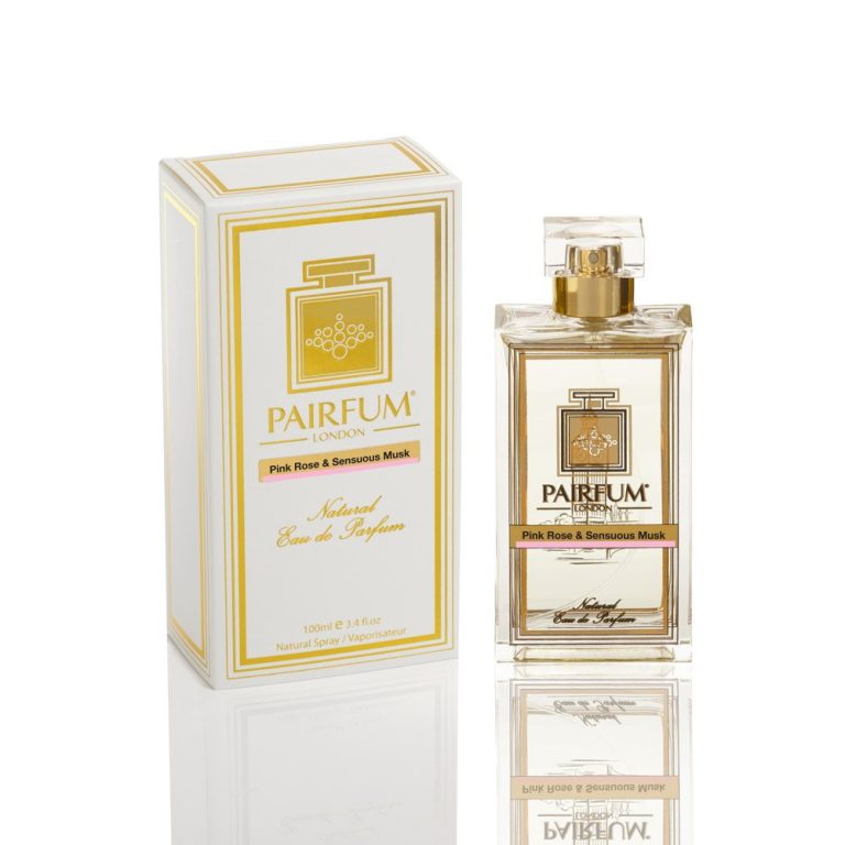Pairfum Eau De Parfum Pure Bottle Carton Pink Rose Sensuous Musk Pairfum Eau De Parfum Pure Bottle Carton Pink Rose Sensuous Musk