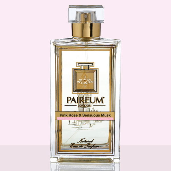 Pure Eau De Parfum Bottle Pink Rose Sensuous Musk