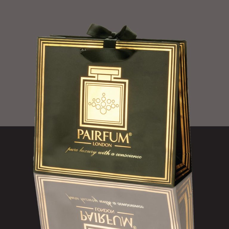Pairfum Gold Black Luxury Carrier Bag Gift Classic Black Pairfum Gold Black Luxury Carrier Bag Gift Classic Black