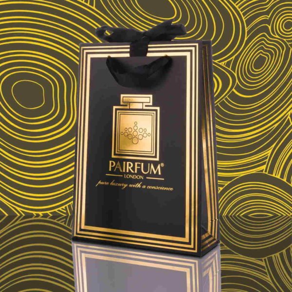 Pairfum Gold Black Luxury Carrier Bag Gift Small Fluid