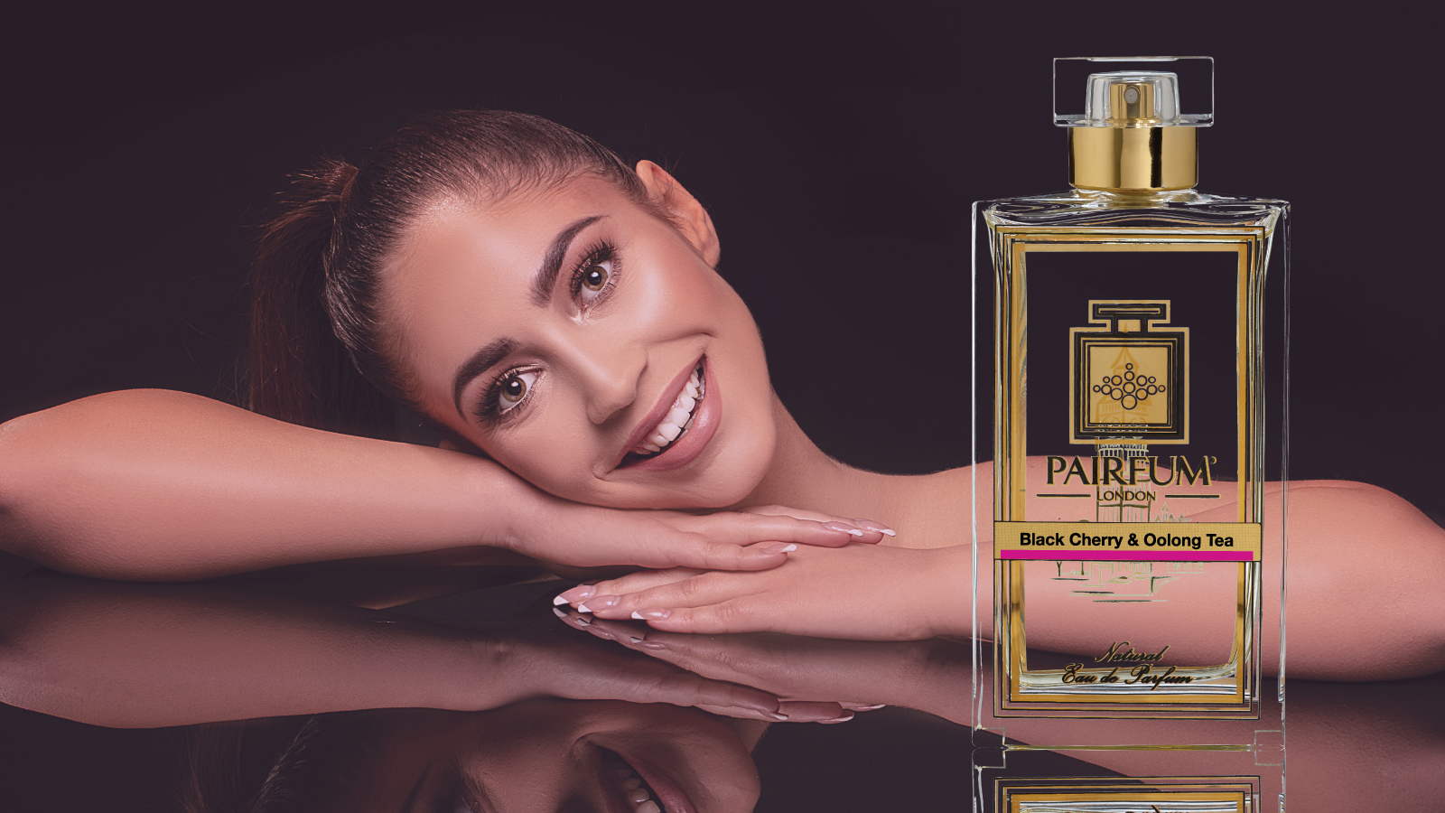 Eau De Parfum Person Reflection Black Cherry Oolong Tea Woman Arms 16 9 Eau De Parfum Person Reflection Black Cherry Oolong Tea Woman Arms 16 9