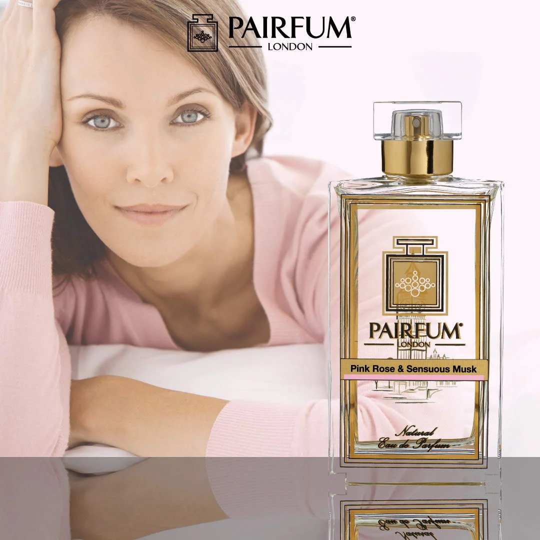 Woman seducing while wearing Pink Rose Perfume