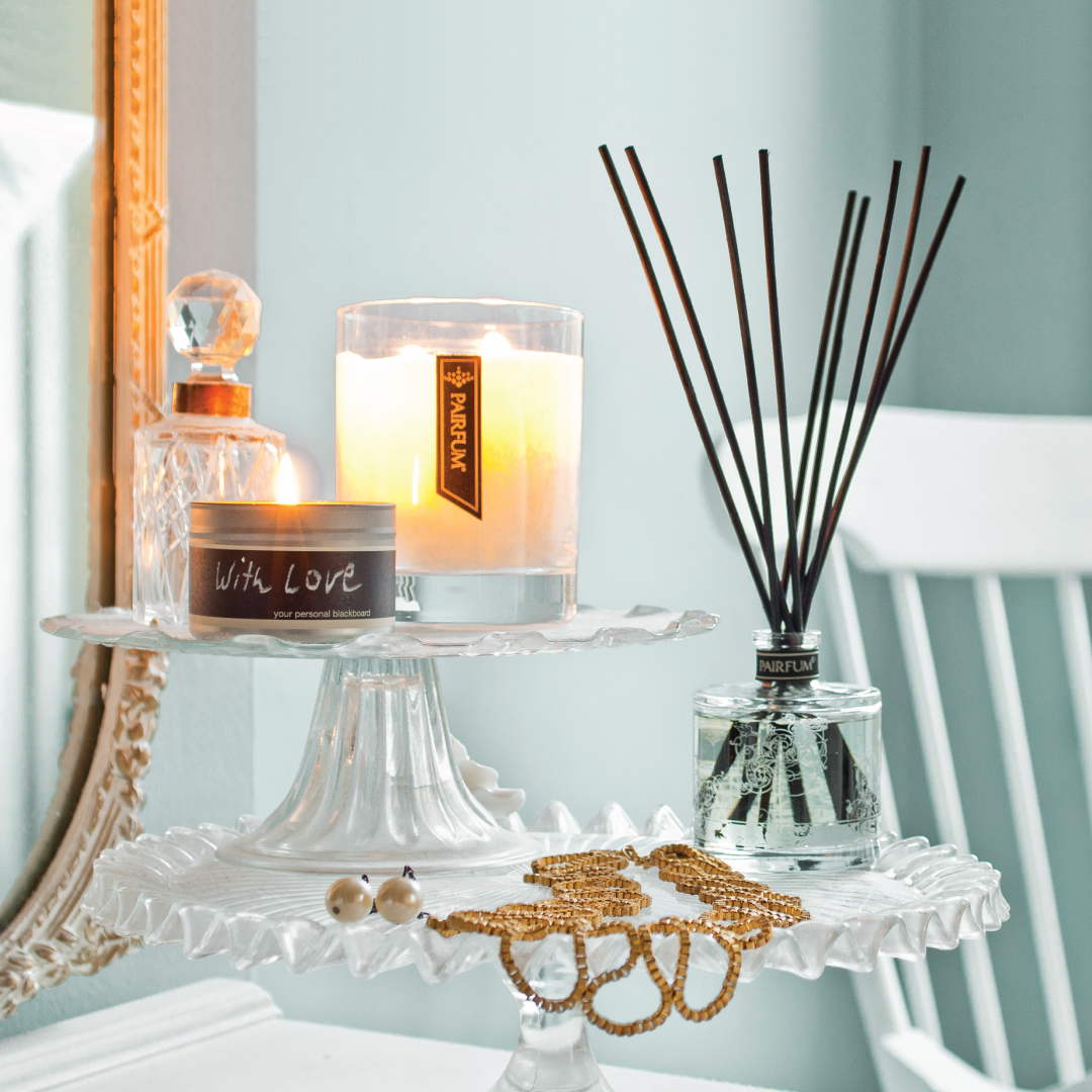 Lifestyle Living Room Natural Reed Diffuser Fragrance Candle Key notes in perfumes