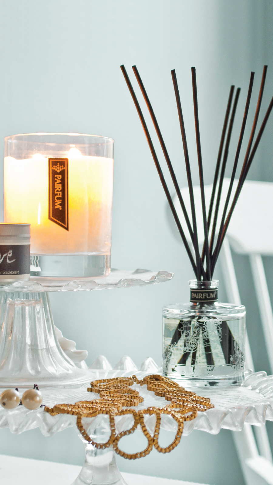 Lifestyle Living Room Natural Reed Diffuser Fragrance Candle 9 16