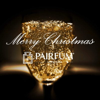 Merry Christmas 2020 Pairfum London Glass Champagne