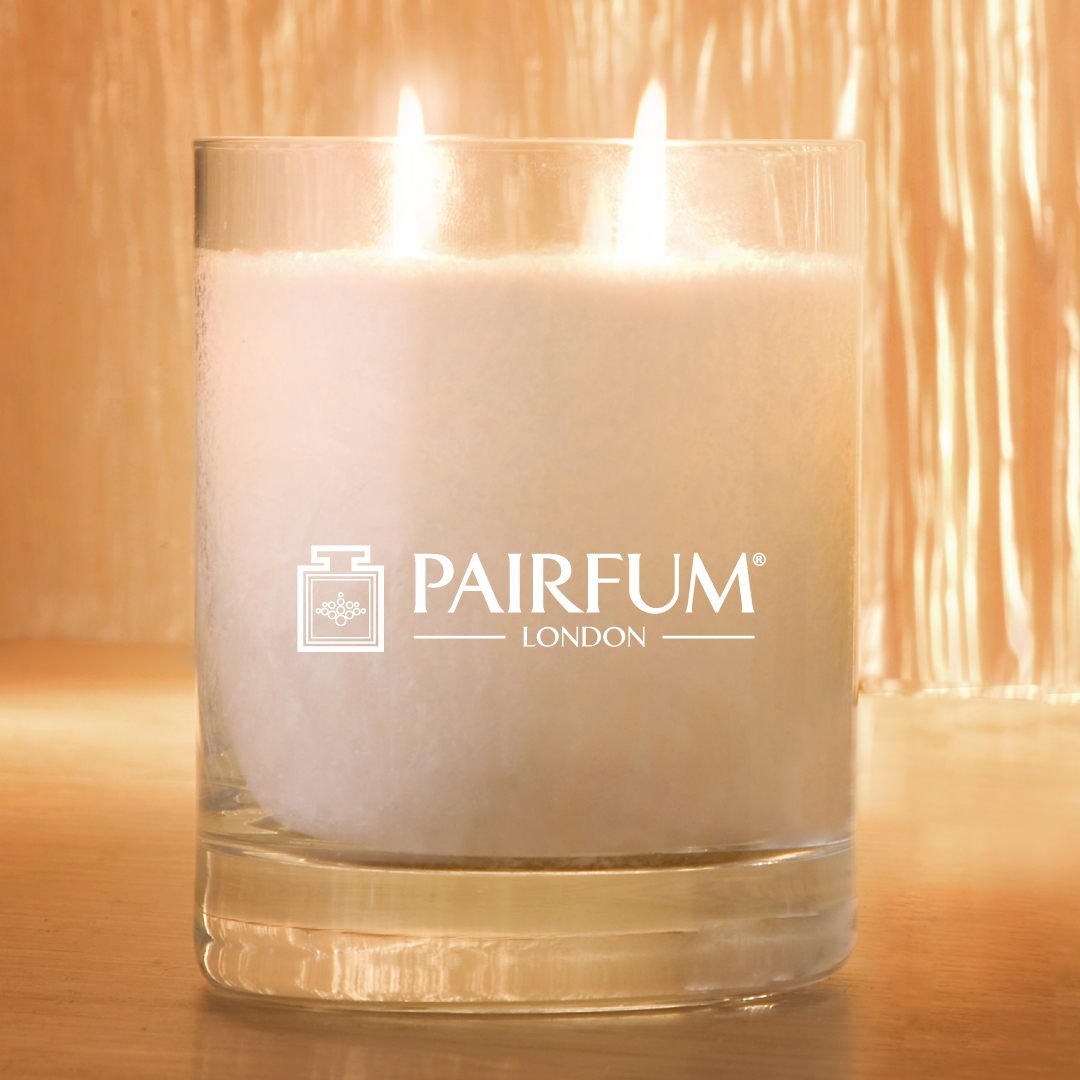 Pairfum Large Snow Crystal Perfume Candle Twin Wick Glass Luxury Candles