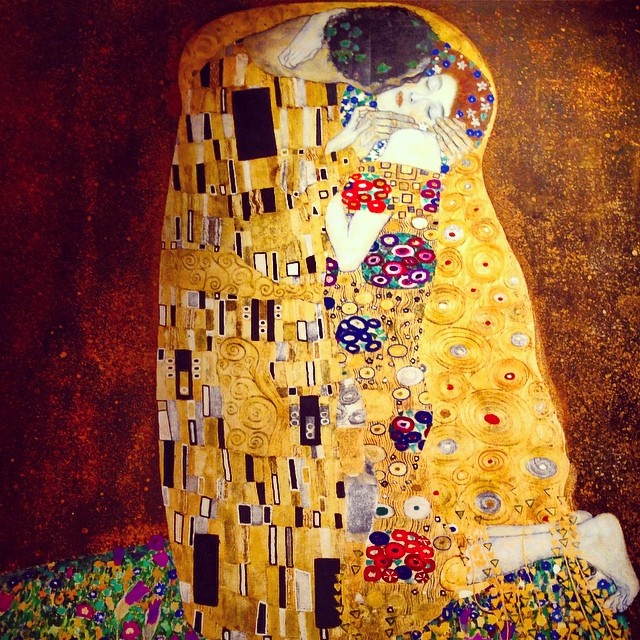 Gustav Klimt The Kiss Painting Gustav Klimt The Kiss Painting