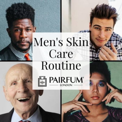 Mens Skin Care Routine Title Image
