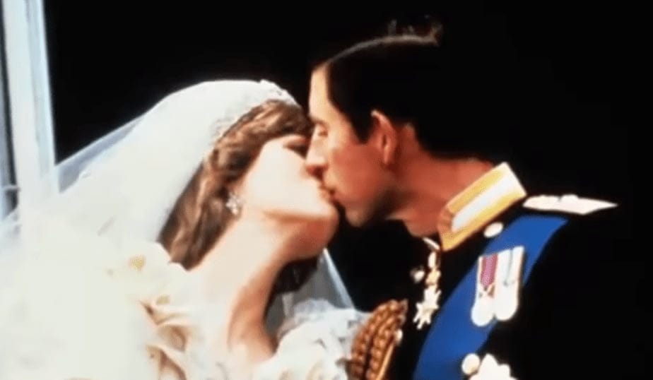 Princess Diana Prince Charles Kiss Princess Diana Prince Charles Kiss