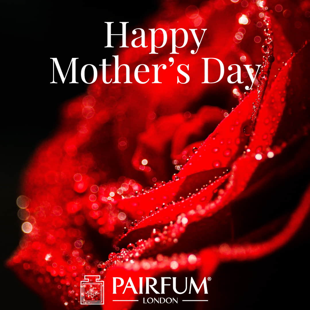 Pairfum London Happy Mother's Day Wishes Rose Flower Deep Red