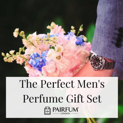 Floral men's perfume gift set