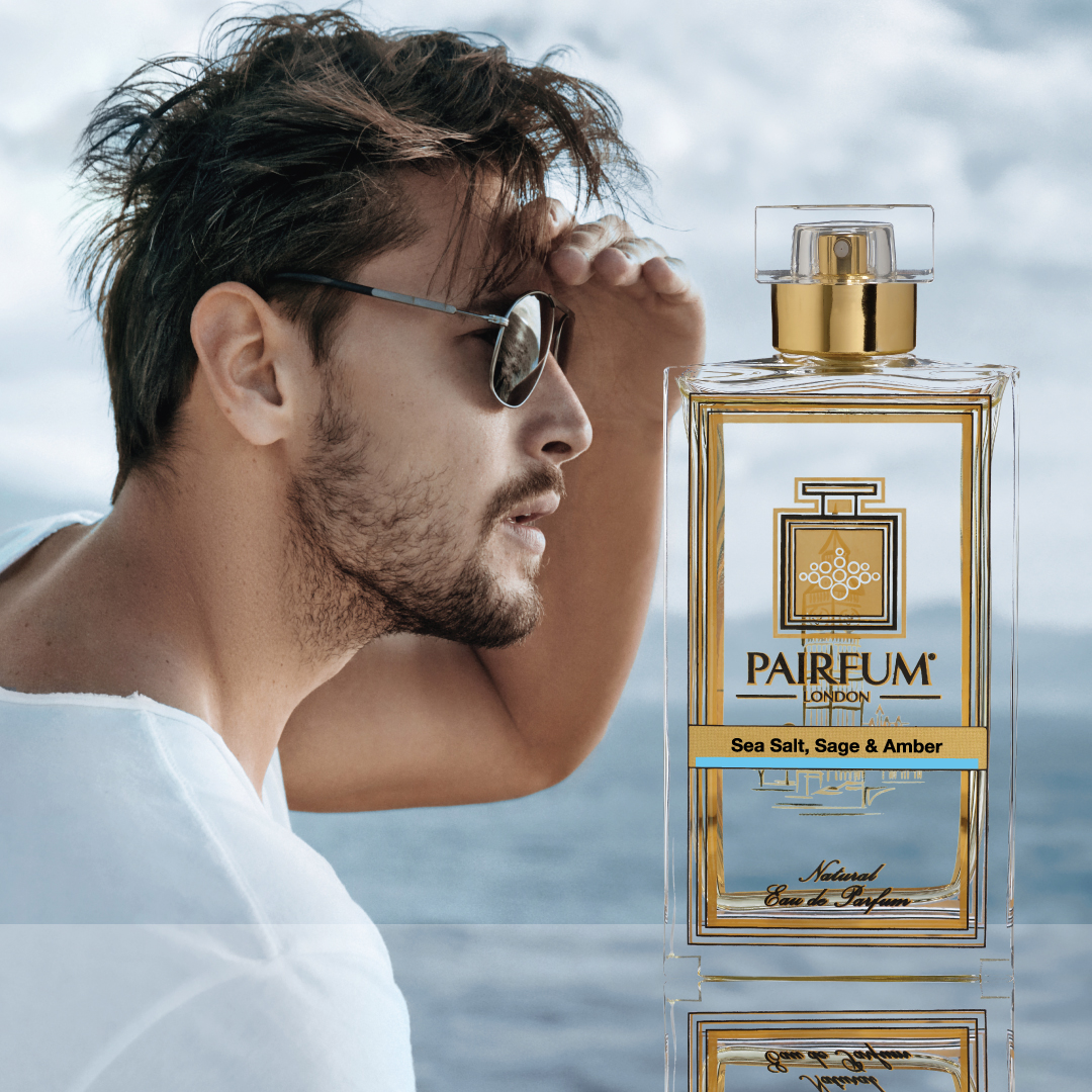 Eau De Parfum Person Reflection Sea Salt Sage Amber Man View How to Perfume Your Hair